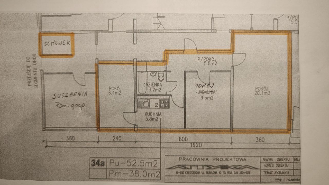Mieszkanie 3-pokojowe Częstochowa Północ, ul. Starzyńskiego. Zdjęcie 15