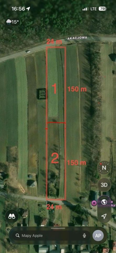 Działka rolno-budowlana Karpiówka. Zdjęcie 1