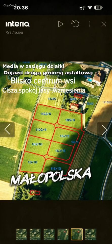 Działka budowlana Siemiechów Małe Góry, Siemiechow. Zdjęcie 2