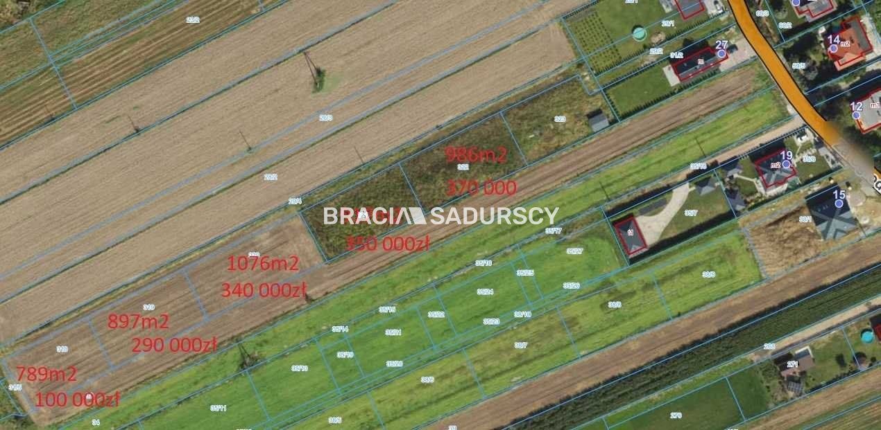 Działka budowlana Kraków Wzgórza Krzesławickie, ul. Wadowska. Zdjęcie 9