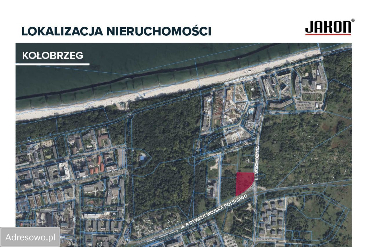 Działka budowlana Kołobrzeg, ul. 4 Dywizji Wojska Polskiego. Zdjęcie 3