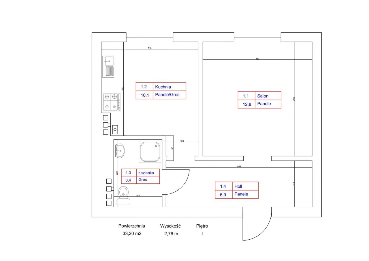 Mieszkanie 1-pokojowe Wałbrzych, ul. Karkonoska. Zdjęcie 2