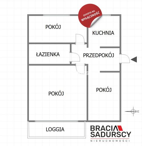 Mieszkanie 3-pokojowe Kraków Ruczaj, ul. Zygmunta Miłkowskiego. Zdjęcie 1