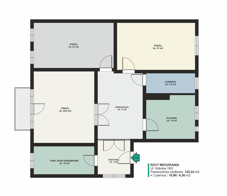 Mieszkanie 4-pokojowe Szczecinek, ul. Szkolna. Zdjęcie 35