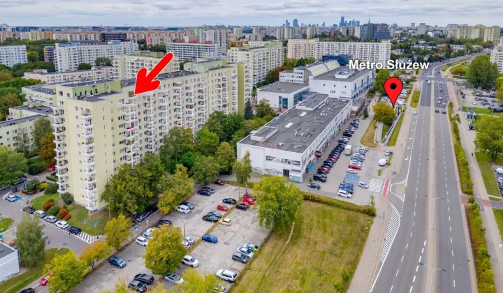 Mieszkanie 2-pokojowe Warszawa Mokotów, ul. Batuty