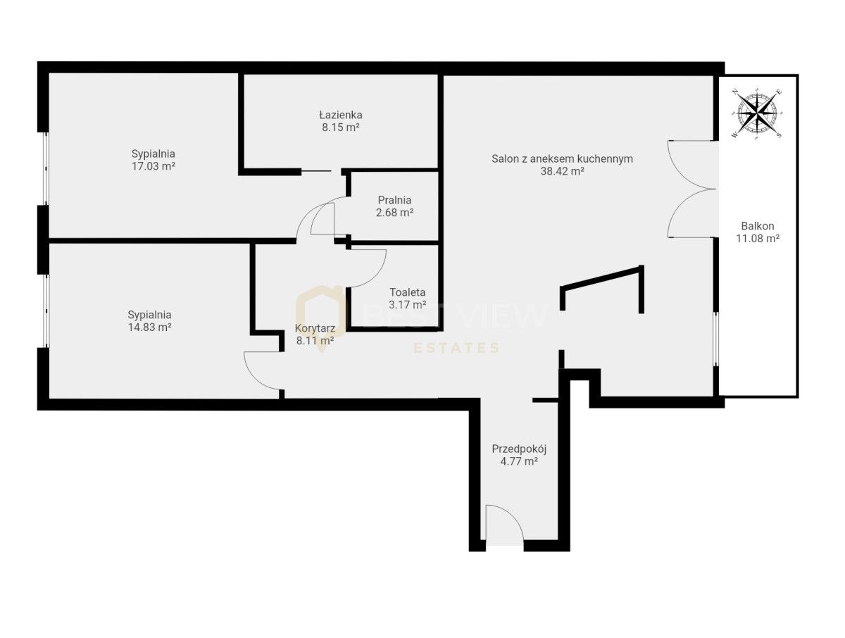 Mieszkanie 3-pokojowe Warszawa Wilanów, ul. Księdza Prymasa Augusta Hlonda. Zdjęcie 16