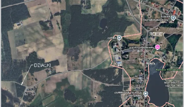 Działka budowlana Rokity