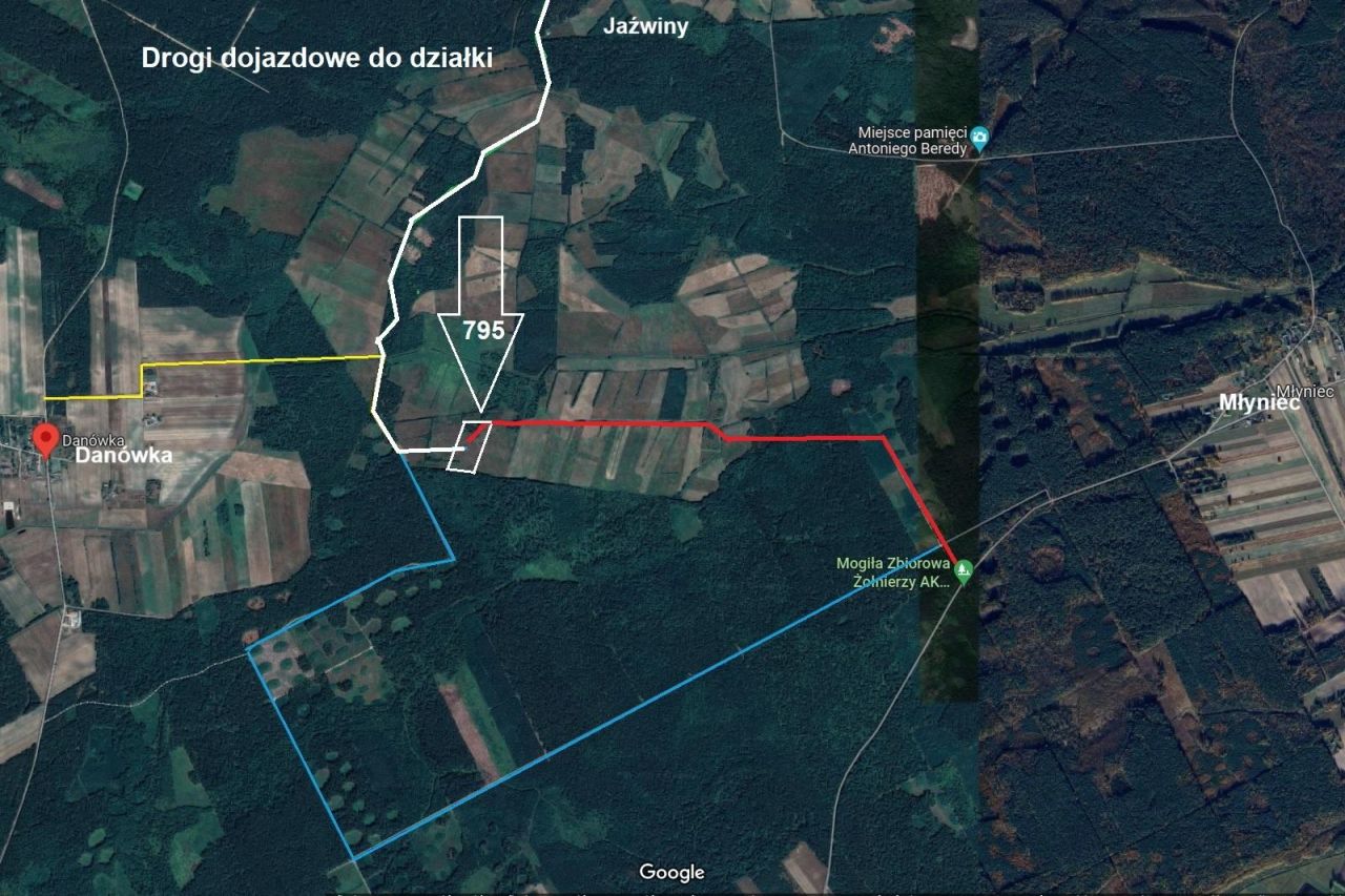 Działka rolna Jaźwiny. Zdjęcie 6