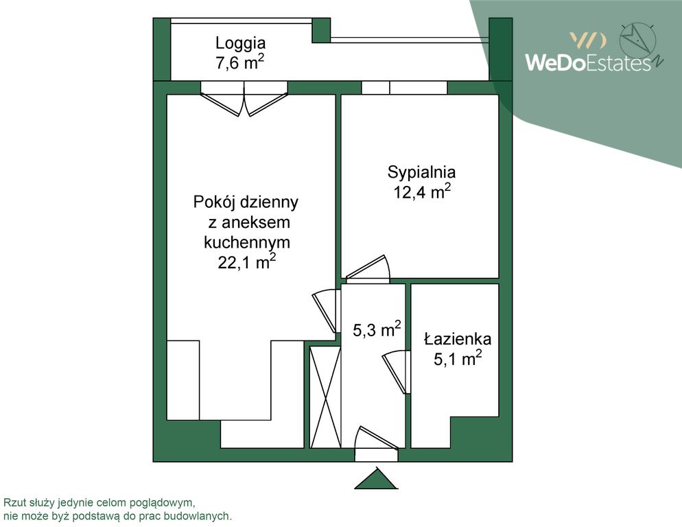 Mieszkanie 2-pokojowe Warszawa Praga-Południe, ul. Jana Nowaka-Jeziorańskiego. Zdjęcie 18