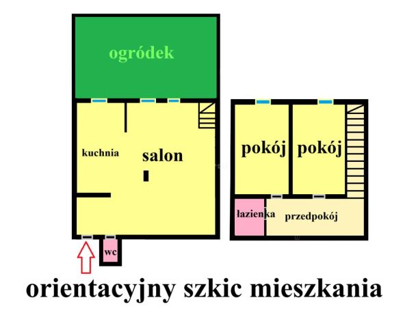 Mieszkanie 3-pokojowe Borne Sulinowo, ul. Bolesława Chrobrego. Zdjęcie 5