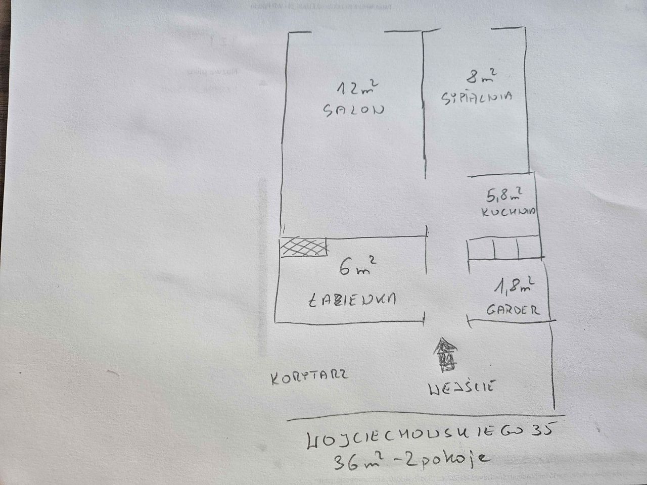 Mieszkanie 2-pokojowe Warszawa Ursus, ul. Stanisława Wojciechowskiego