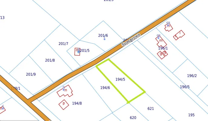 Działka budowlana Gałęzinowo, ul. Spacerowa