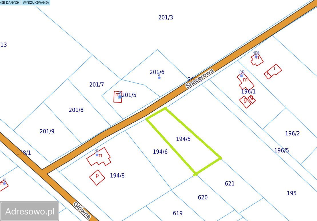 Działka budowlana Gałęzinowo, ul. Spacerowa. Zdjęcie 1