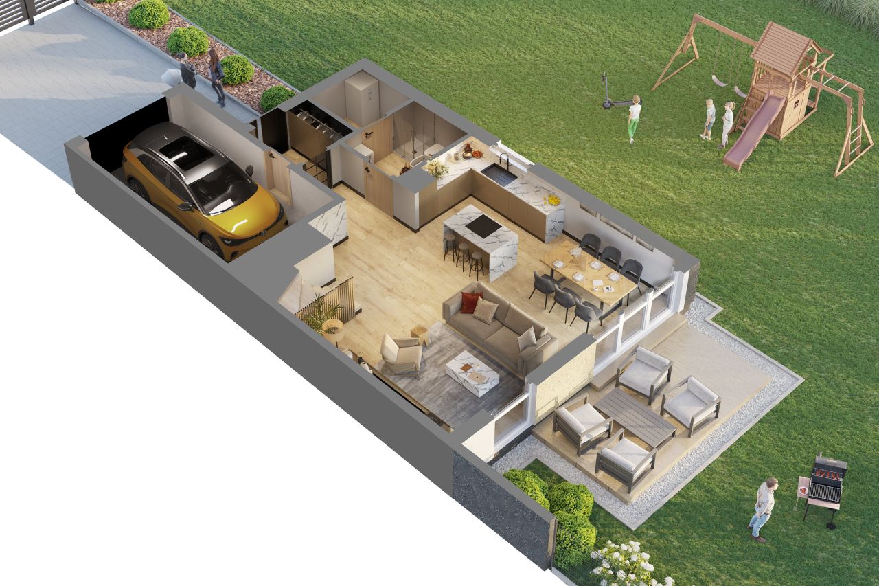 bliźniak, 5 pokoi Łozina, ul. Ogrodowa. Zdjęcie 16