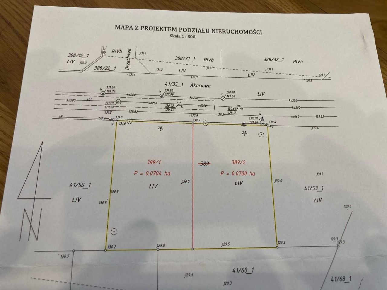 Działka budowlana Brzeg Dolny, ul. Akacjowa