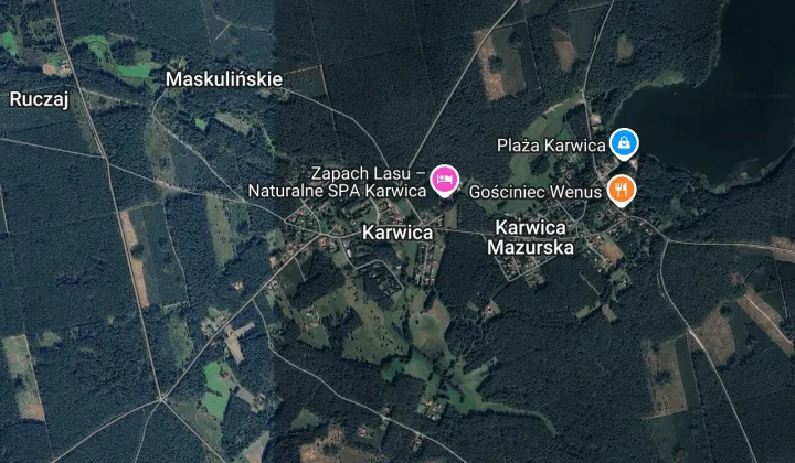 Działka rekreacyjna Karwica