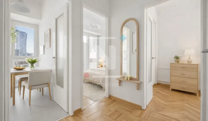 Mieszkanie 3-pokojowe Warszawa Śródmieście, ul. Pereca