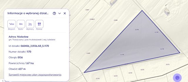 Działka rolna Nieledew. Zdjęcie 1