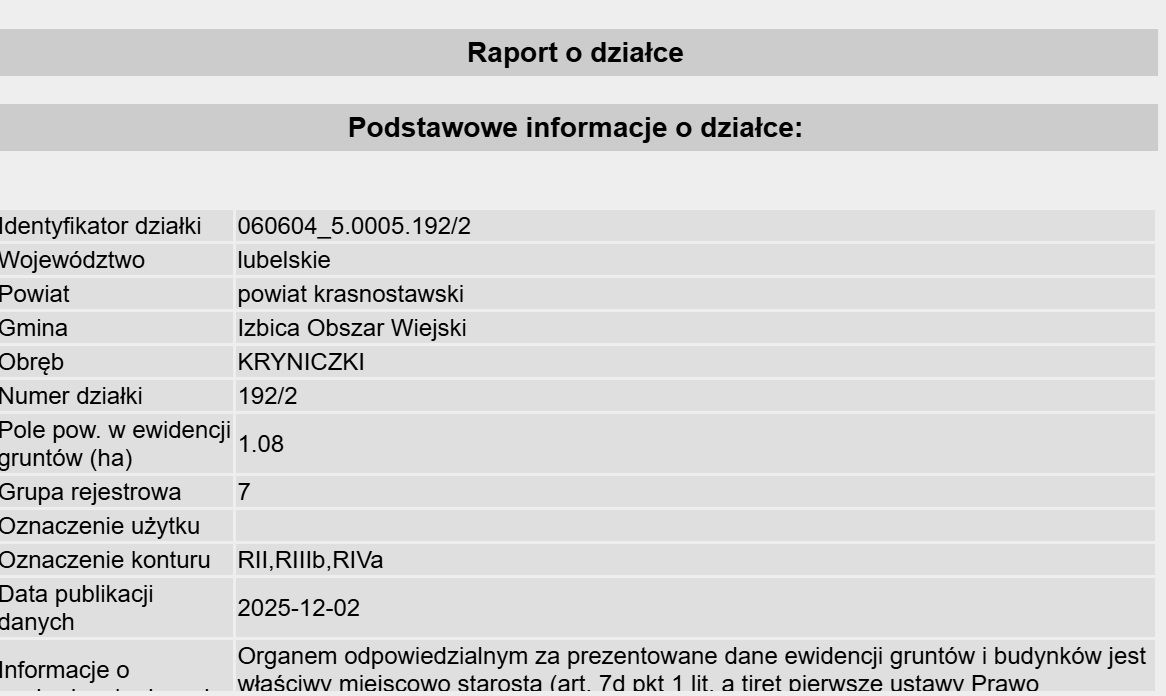 Działka rolna Kryniczki. Zdjęcie 4