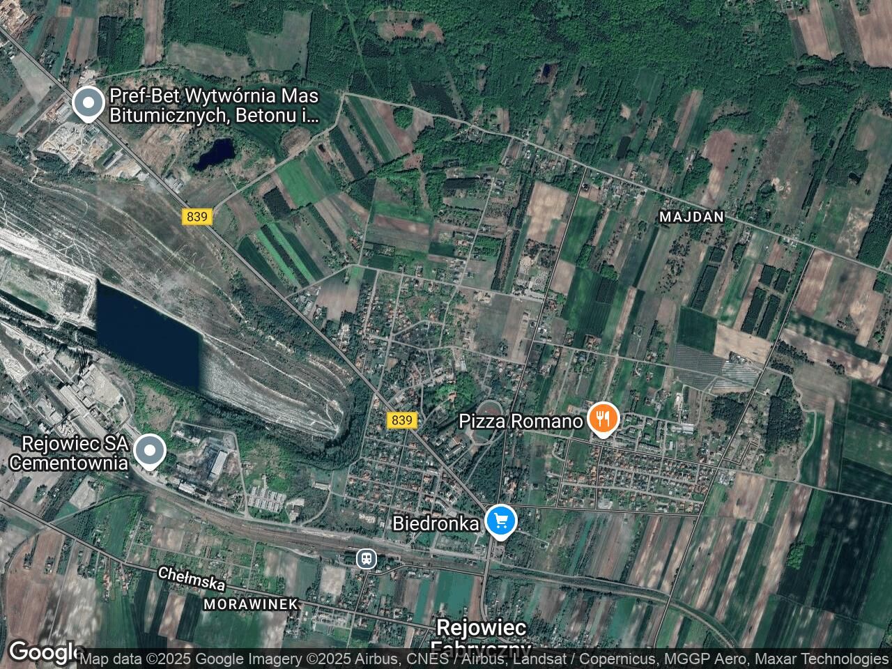 Działka budowlana Rejowiec Fabryczny, ul. Fryderyka Chopina