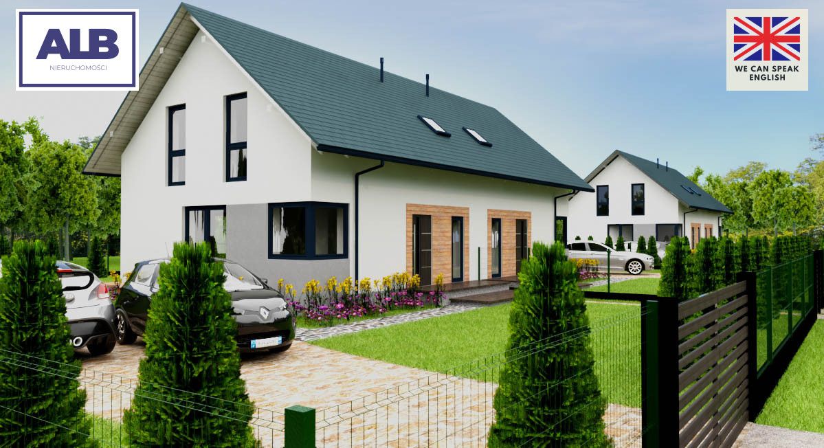 bliźniak, 4 pokoje Kiełpino