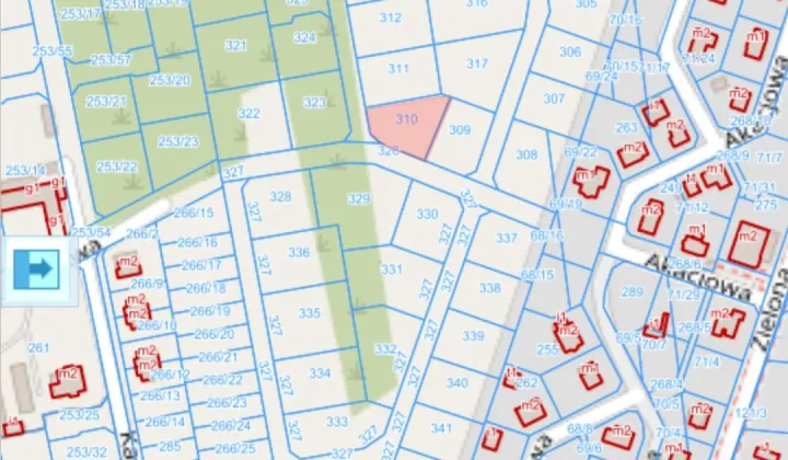 Działka budowlana Dębno, ul. Migdałowa
