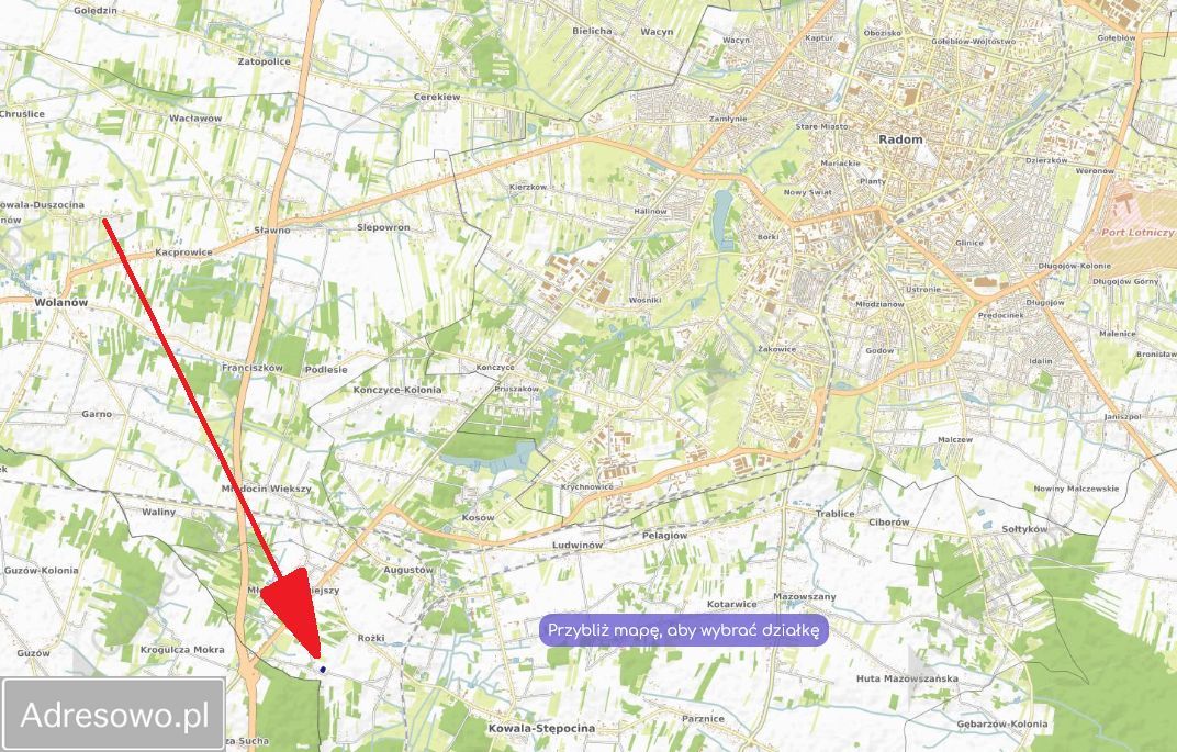 Działka budowlana Młodocin Mniejszy Kąty. Zdjęcie 7