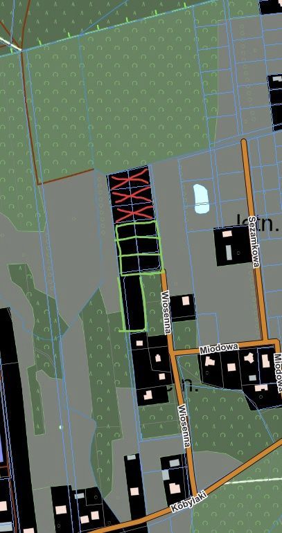 Działka budowlana Ćmińsk, ul. Kobylaki. Zdjęcie 3