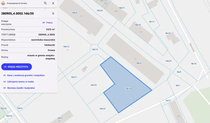 Hala/magazyn Orneta, ul. Przemysłowa