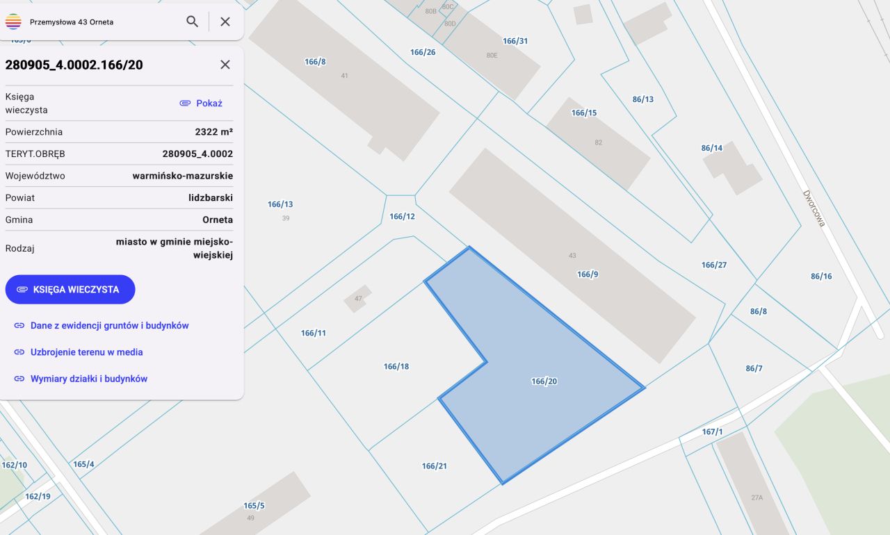 Hala/magazyn Orneta, ul. Przemysłowa. Zdjęcie 1