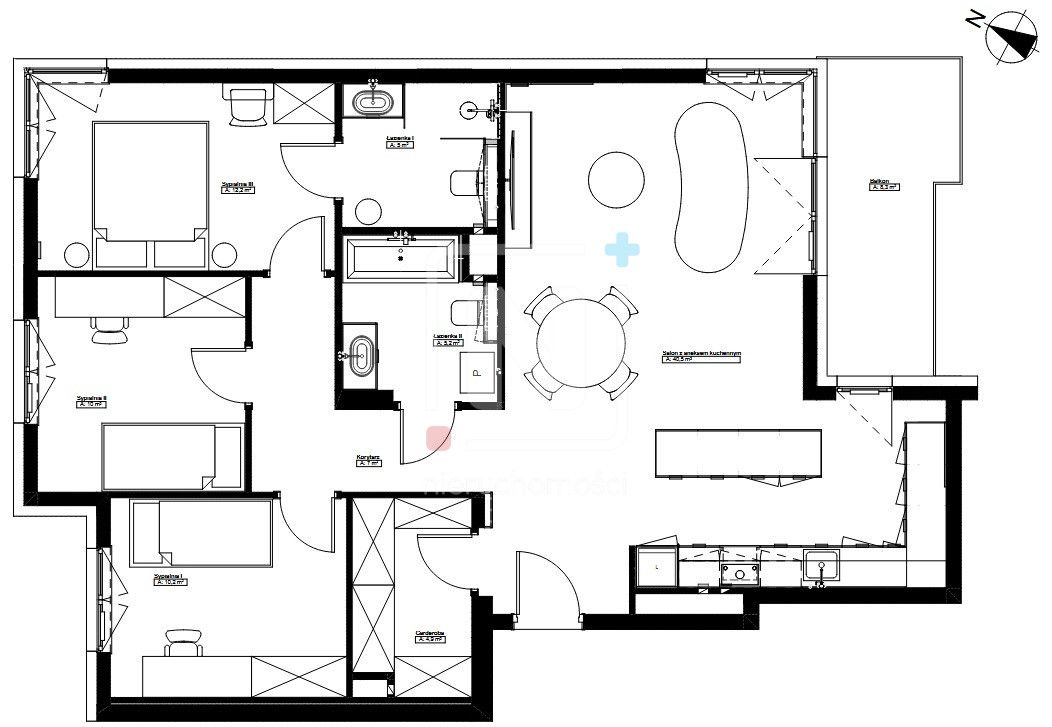 Mieszkanie 4-pokojowe Warszawa Ursus, ul. Giserska. Zdjęcie 8