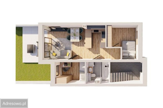 Mieszkanie 2-pokojowe Olkusz, ul. Marcina Biema. Zdjęcie 1