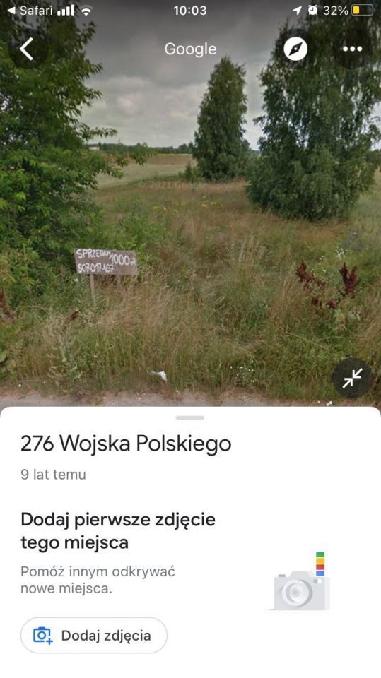 Działka budowlana Janów-Mikołajówka, ul. Wojska Polskiego. Zdjęcie 1