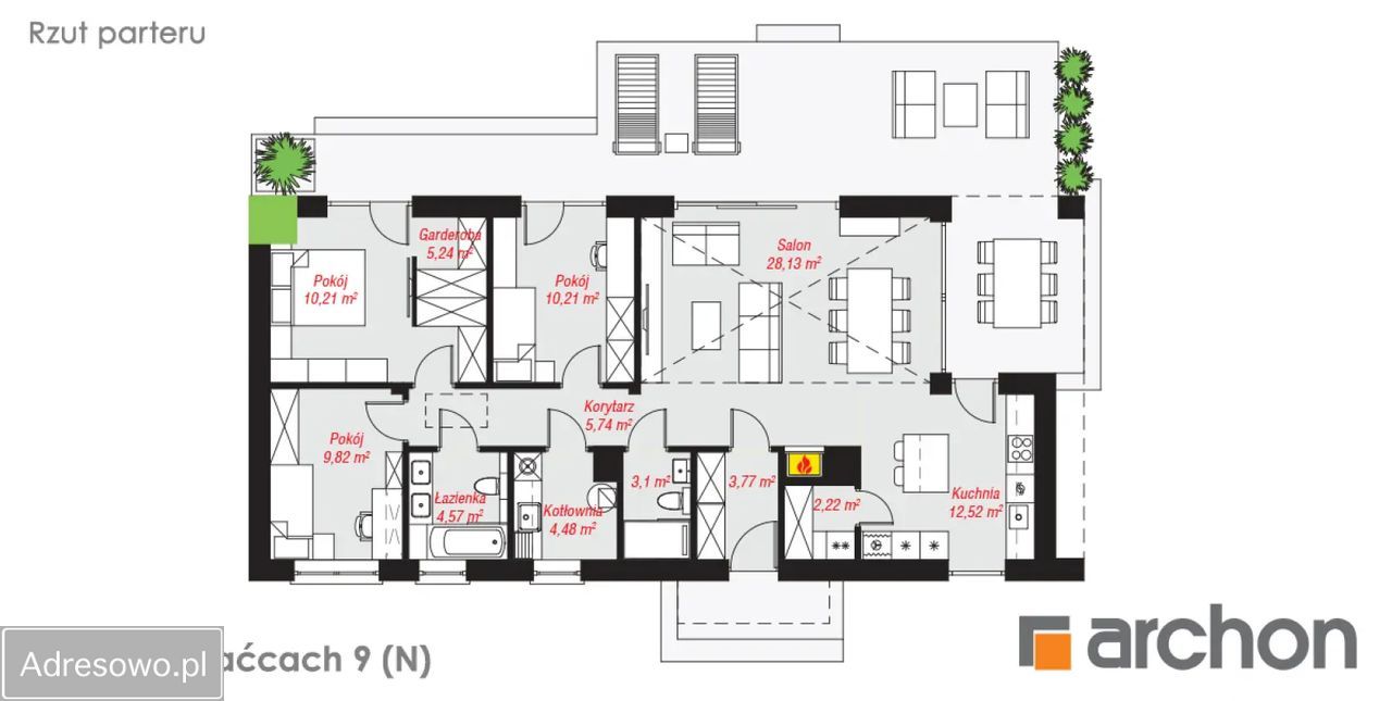dom wolnostojący, 4 pokoje Ostrów. Zdjęcie 15