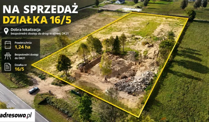 Działka inwestycyjna Zajączkowo