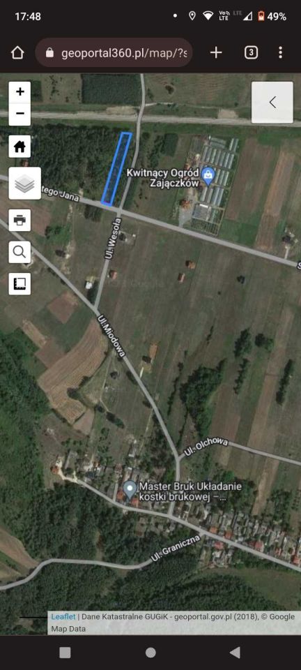 Działka rolno-budowlana Zajączków. Zdjęcie 3