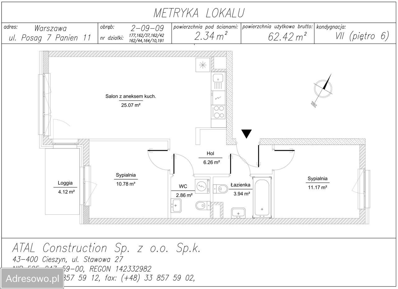 Mieszkanie 3-pokojowe Warszawa Ursus, ul. Posag 7 Panien. Zdjęcie 19
