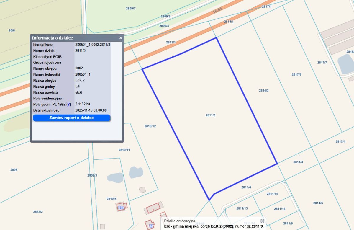 Działka inwestycyjna Ełk, ul. Zamkowa. Zdjęcie 6