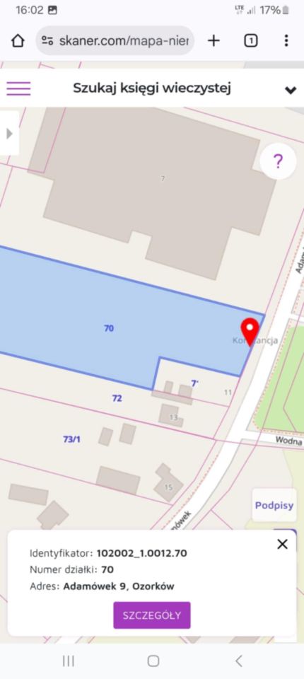 Działka budowlana Ozorków, Adamówek. Zdjęcie 2