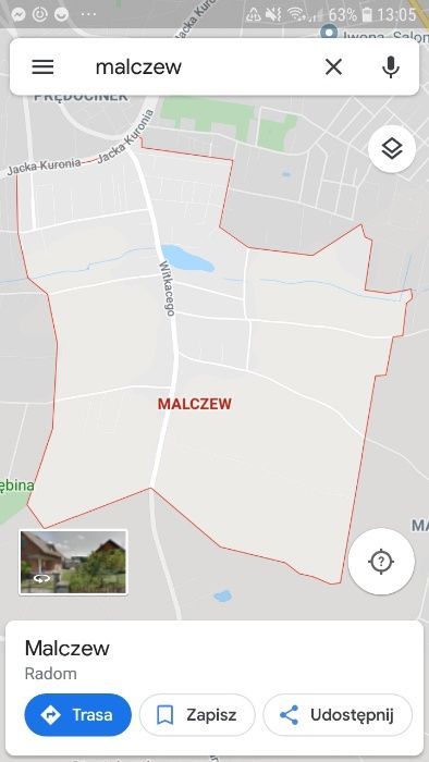 Działka budowlana Radom Malczew