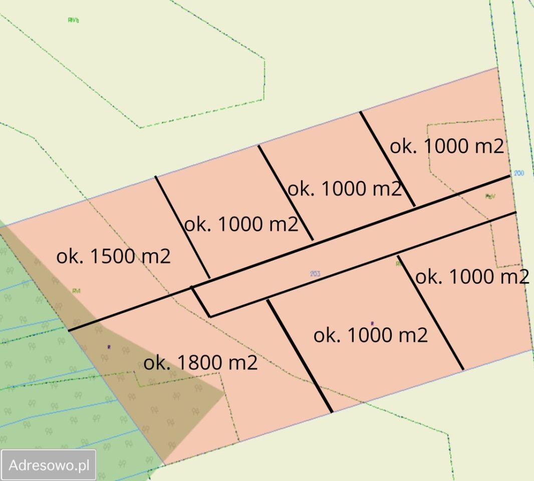 Działka budowlana Mościska