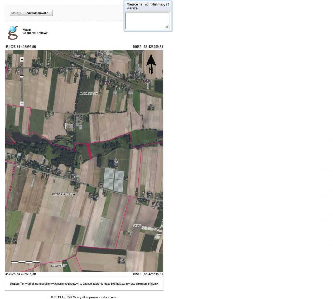 Działka rolna Krowica Pusta. Zdjęcie 3