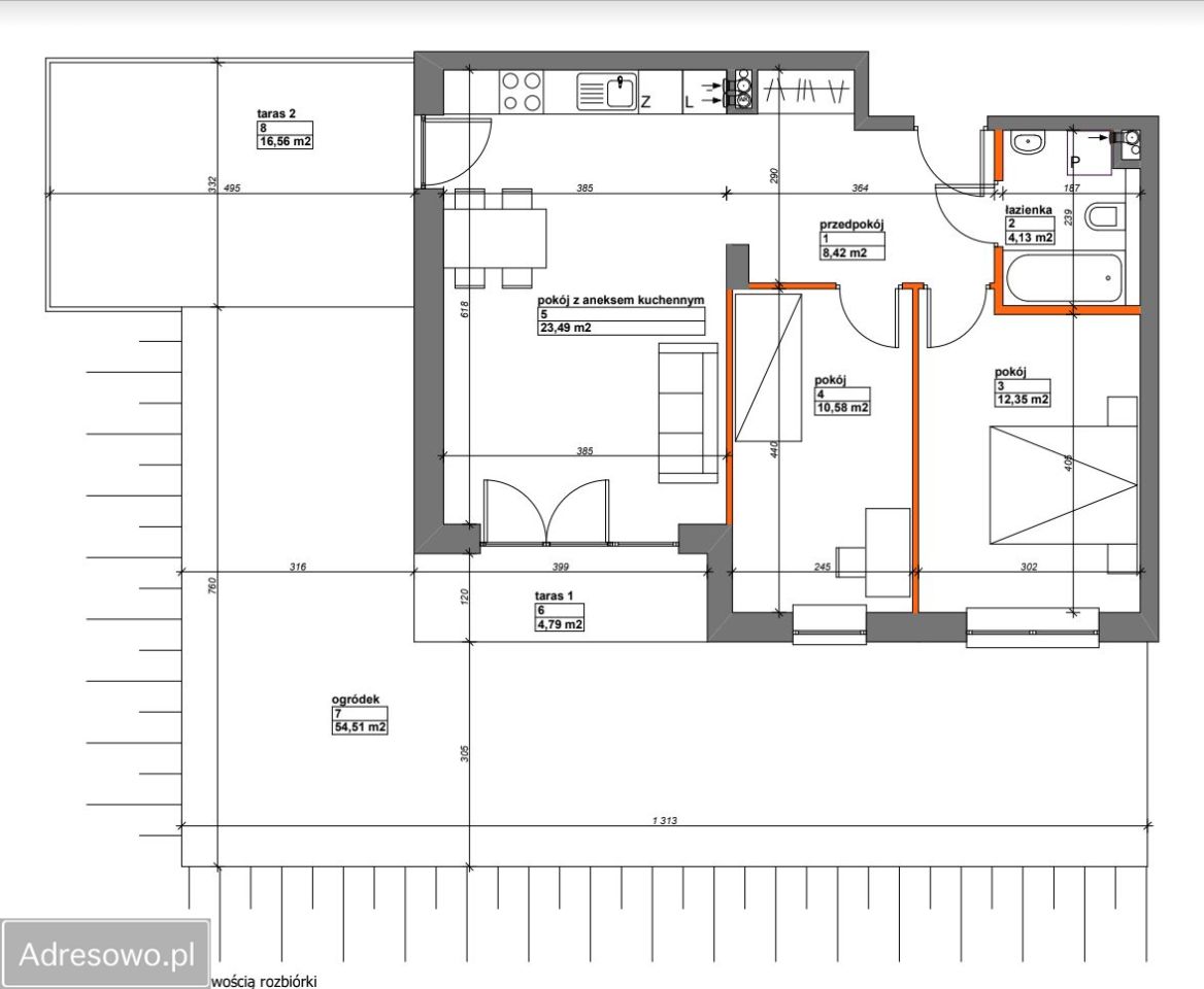 Mieszkanie 3-pokojowe Warszawa Białołęka. Zdjęcie 6
