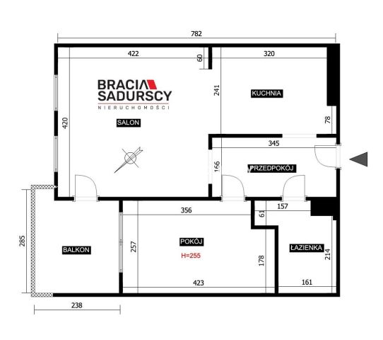 Mieszkanie 2-pokojowe Kraków Bronowice, ul. Kazimierza Wierzyńskiego. Zdjęcie 3