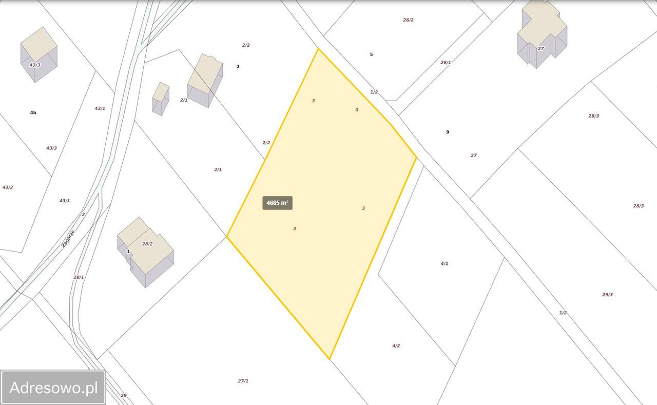 Działka budowlana Nowa Ruda, ul. Wrzosowa. Zdjęcie 2