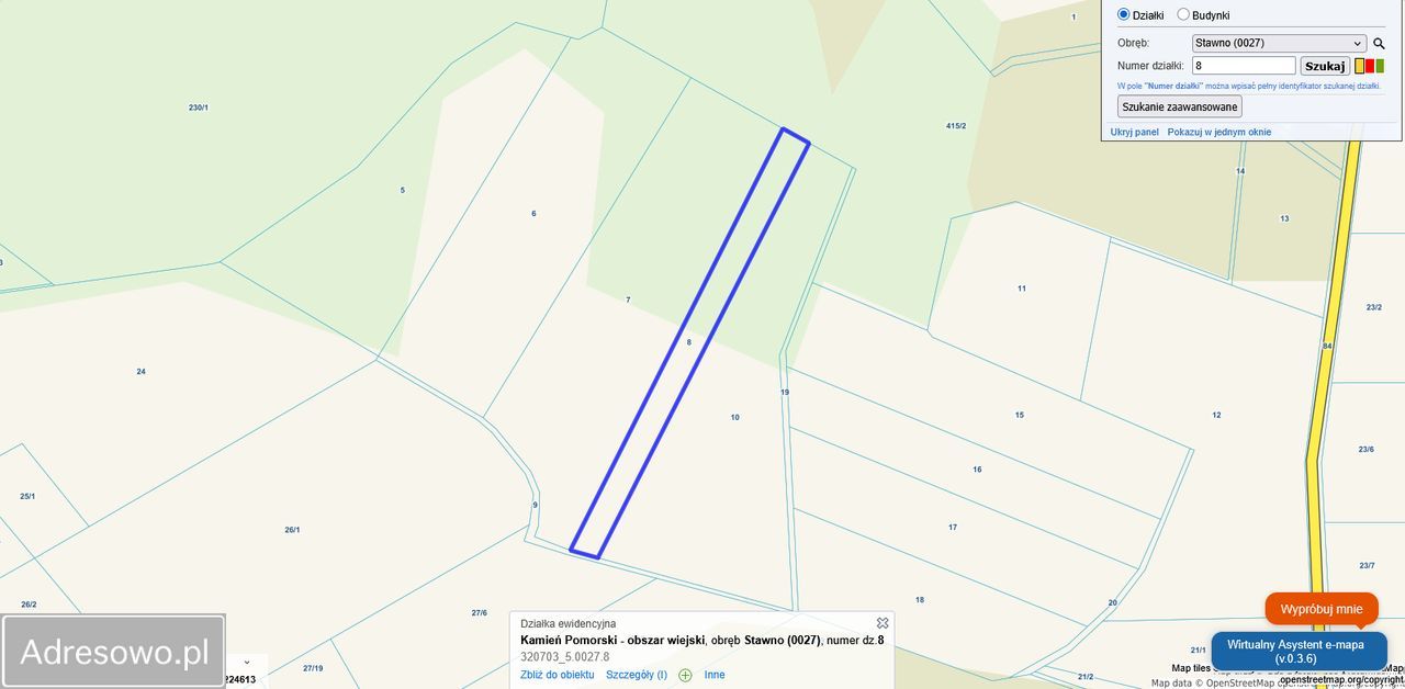 Działka rolna Stawno. Zdjęcie 2