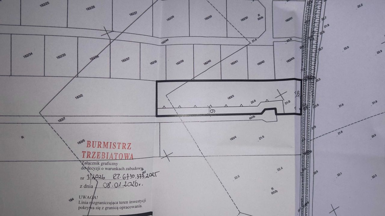 Działka budowlana Trzebusz. Zdjęcie 4