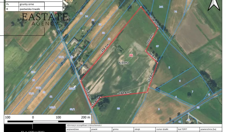 Działka rolna Kurdwanów