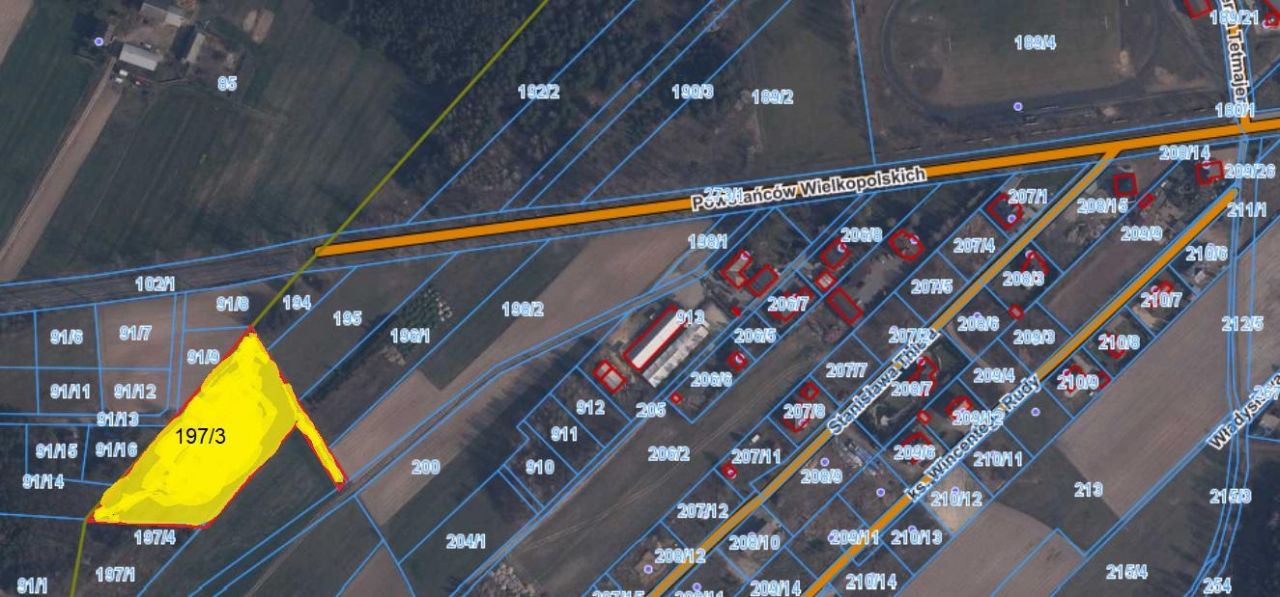 Działka budowlana Kobyla Góra Sójka, ul. Powstańców Wielkopolskich. Zdjęcie 2
