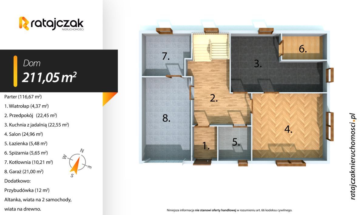 dom wolnostojący, 7 pokoi Szczenurze. Zdjęcie 18